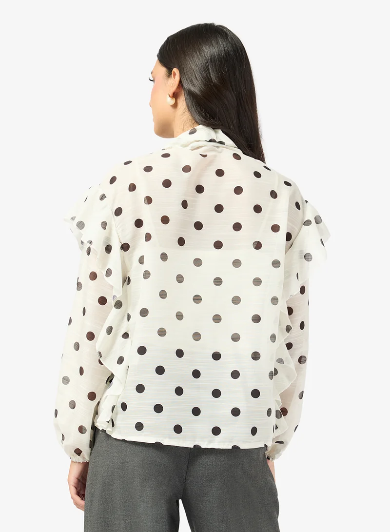 ايلا Polka Print Shirt